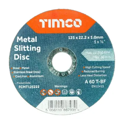 Thin Metal Slitting Cutting Discs (Inox) - image 2