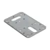 Flat Connector Plates Galvanised - Bag 5 Flat Connector Plates Galvanised - Bag 5