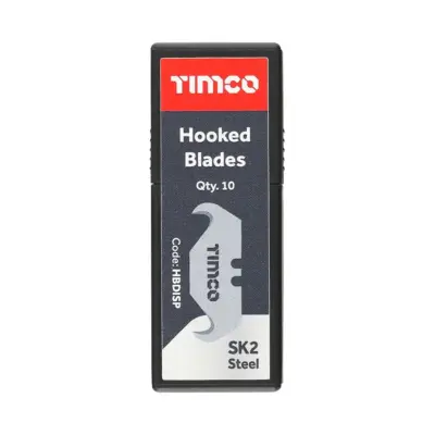 Hooked Utility Knife Blades Pack of 10