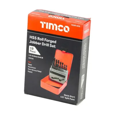 HSS Roll Forged Jobber Drill Bit Sets - Timco - image 4 HSS Roll Forged Jobber Drill Bit Sets - Timco - image 4