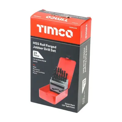 HSS Roll Forged Jobber Drill Bit Sets - Timco - image 2 HSS Roll Forged Jobber Drill Bit Sets - Timco - image 2