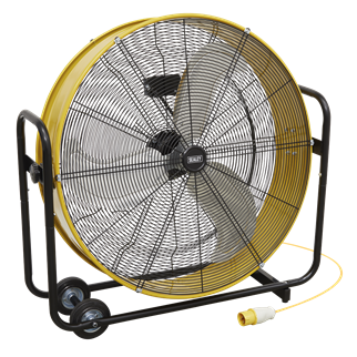 HVD30110V.V2_DFC1629510 Sealey Industrial High Velocity Drum Fan 30" 110V