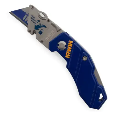 Irwin 10507695 Folding Fixed Blade Trapezoid Utility Knife Irwin 10507695 Folding Fixed Blade Trapezoid Utility Knife