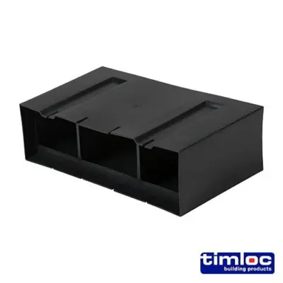 Timloc Underfloor, Vent, Horizontal Front Extension + 115mm (20 pcs) Timloc Underfloor, Vent, Horizontal Front Extension + 115mm (20 pcs)