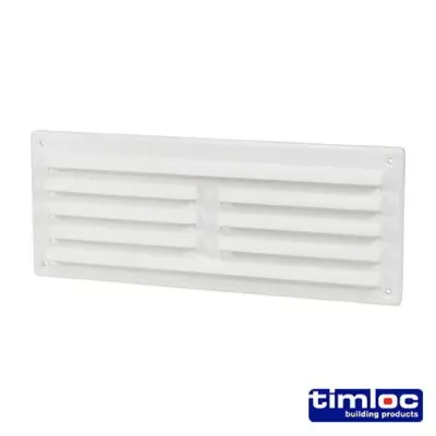 Timloc - Louvre Vent with Flyscreen - Plastic- White (1 pcs) - image 3 Timloc - Louvre Vent with Flyscreen - Plastic- White (1 pcs) - image 3