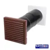 Timloc Aero Core Through-Wall Vent Set with Baffle - Brown - 127 x 350 (1pcs) Timloc Aero Core Through-Wall Vent Set with Baffle - Brown - 127 x 350 (1pcs)