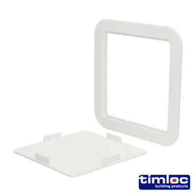 Timloc Access Panel - Plastic - Clip Fit - White - image 3 Timloc Access Panel - Plastic - Clip Fit - White - image 3