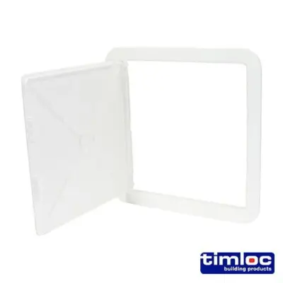 Timloc Access Panel - Plastic - Hinged - White - image 3 Timloc Access Panel - Plastic - Hinged - White - image 3