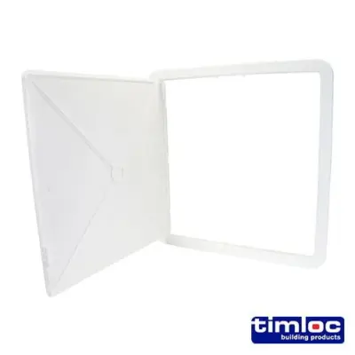 Timloc Access Panel - Plastic - Hinged - White - image 2 Timloc Access Panel - Plastic - Hinged - White - image 2