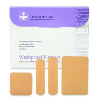 Washproof Plasters - Box 100 - TIMCO