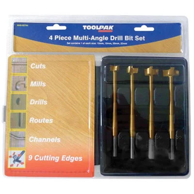 Multi Angle Wood Drill Bit Set