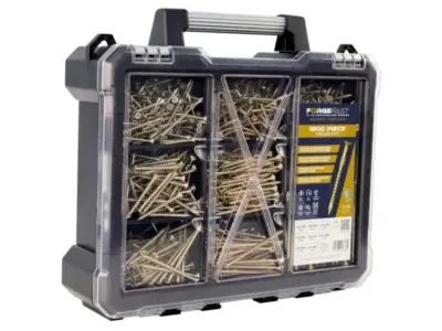 ForgeFast Pozi Elite Performance Woodscrews - Mega Contract Kit 1800pc with FREE chunky case ForgeFast Pozi Elite Performance Woodscrews - Mega Contract Kit 1800pc with FREE chunky case