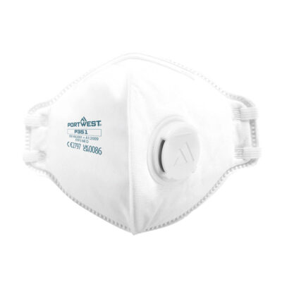 P351WHR FFP3 Valved Fold Flat Respirator Masks – Portwest P351