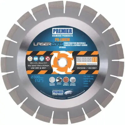 Premier Diamond P6-LMCM PRO Combo Blade for CONCRETE & ASPHALT Premier Diamond P6-LMCM PRO Combo Blade for CONCRETE & ASPHALT