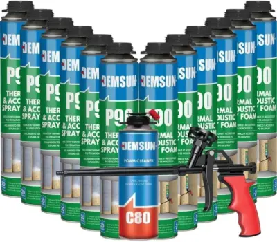 P90 FOAM DEAL 1 Demsun P90 Thermcoat Insulation & Acoustic Foam 850ml