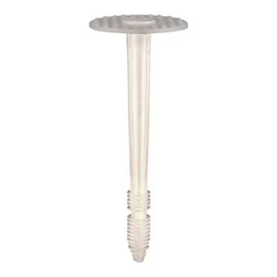Plastic Insulation Fixings - White - Box 100 - 8 x 50 Plastic Insulation Fixings - White - Box 100 - 8 x 50