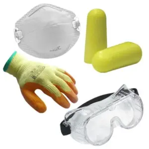 4 piece PPE Safety Kit
