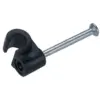 Round Cable Clip - Black Round Cable Clip - Black