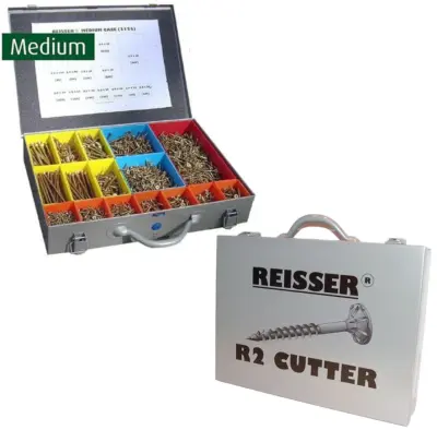 Reisser R2 Cutter Screws Case Reisser R2 Cutter Screws Case