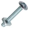 Mushroom Head Roofing Bolts & Square Nuts - ZP Mushroom Head Roofing Bolts & Square Nuts - ZP