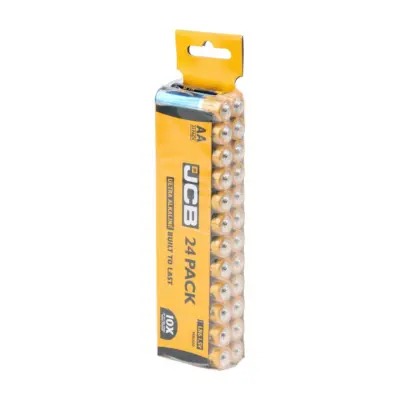 JCB Ultra Alkaline Batteries Trade Pack - AA and AAA JCB Ultra Alkaline Batteries Trade Pack - AA and AAA