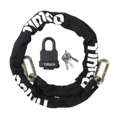 Security Chain & Weatherproof Padlock Security Chain & Weatherproof Padlock