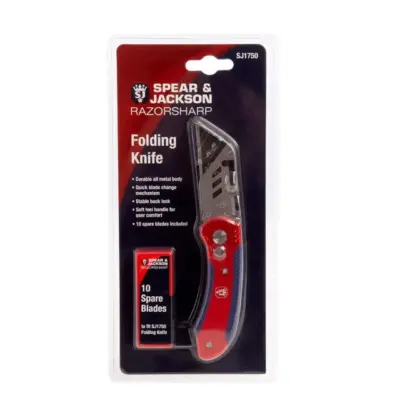 Spear & Jackson Folding Knife with 10 Blades - SJ1750 Premium - image 2