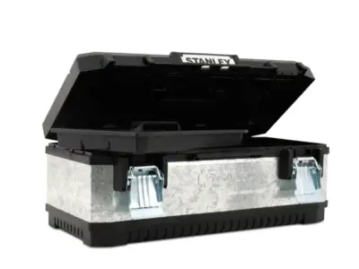Stanley Galvanised Metal Toolbox 50cm (20in) STA195618 - image 2