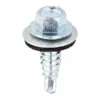 Tek Self-Drilling Roofing Stitching Screws - Metal Sheet to Sheet - Zinc Tek Self-Drilling Roofing Stitching Screws - Metal Sheet to Sheet - Zinc