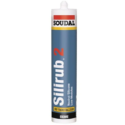 Soudal Silirub 2 - Premium Glazing Neutral Cure Silicone Soudal Silirub 2 - Premium Glazing Neutral Cure Silicone