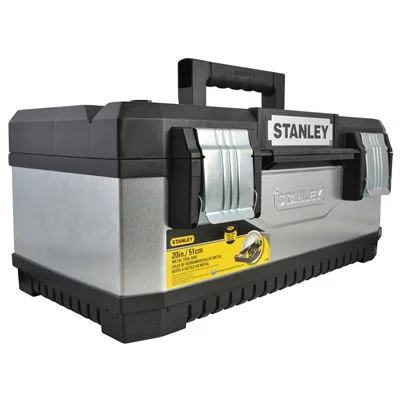 Stanley Galvanised Side Toolbox 50cm (20in) STA195618