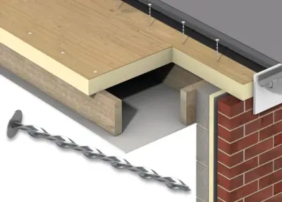 Helical Flat Roof Fixing - Zinc - Timco - image 2 Helical Flat Roof Fixing - Zinc - Timco - image 2