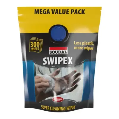 Soudal Swipex Wipes Mega Value Pack - 300 Wipes