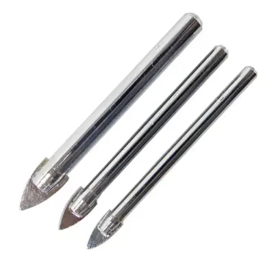 Tile & Glass Drill Bit Set - 5mm, 6mm, 8mm Tile & Glass Drill Bit Set - 5mm, 6mm, 8mm
