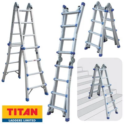 Titan TGM MULTI-PURPOSE FOLDING LADDER Titan TGM MULTI-PURPOSE FOLDING LADDER