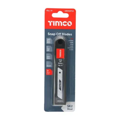 Snap Off Utility Knife Blades - 18mm - Pk 10 - image 3 Snap Off Utility Knife Blades - 18mm - Pk 10 - image 3
