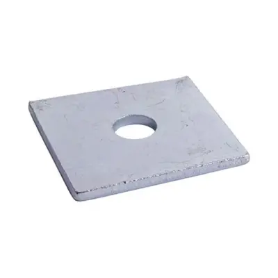 Square Plate Washers - Zinc - Box Square Plate Washers - Zinc - Box