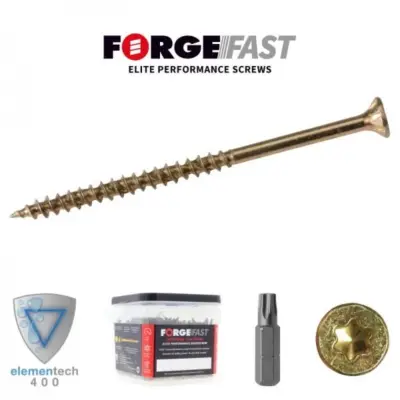 Torx-Fast Elite Low-Torque Woodscrews - Box of 6 Tubs Torx-Fast Elite Low-Torque Woodscrews - Box of 6 Tubs