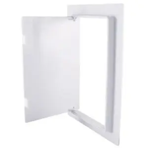 Timloc Access Panel - Plastic - Hinged - White