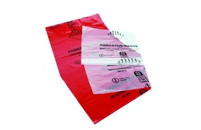 Asbestos Waste Sacks - Red & Clear Asbestos Waste Sacks - Red & Clear