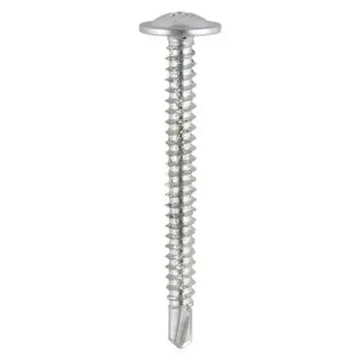 Baypole Screws - Wafer Flange - Self Drilling Point - Zinc Baypole Screws - Wafer Flange - Self Drilling Point - Zinc
