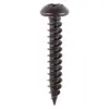 Blackjax Japanned Woodscrews - PZ - Round HEAD - Black Organic