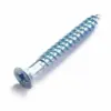 Twin Thread Countersunk BZP Wood Screws Twin Thread Countersunk BZP Wood Screws