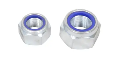 Nylock Nylon Nuts - Zinc - Box of 100 Nylock Nylon Nuts - Zinc - Box of 100