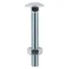Carriage Coach Bolts with Hex Nut - Zinc Carriage Coach Bolts with Hex Nut - Zinc