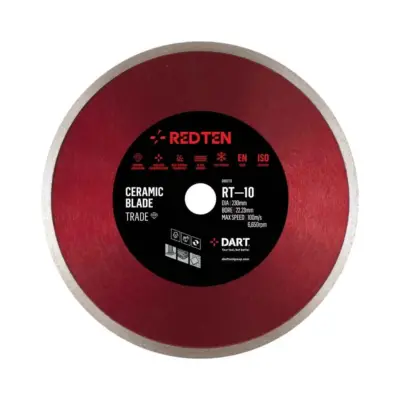 Dart Red Ten RT-10 Tile Cutting Diamond Blades Dart Red Ten RT-10 Tile Cutting Diamond Blades