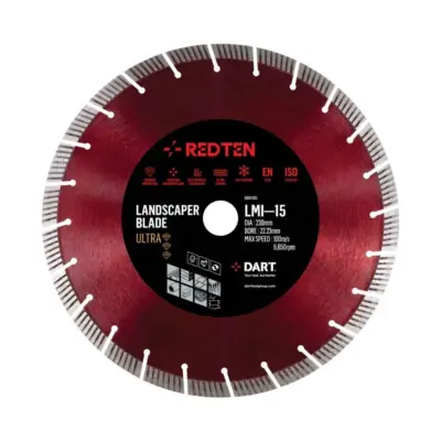Dart Red Ten ULTRA LMI-15 Landscaper Hard Multi Material Diamond Blade