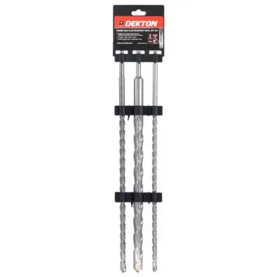 SDS Drill Bits - 450mm Long Budget Set - 3pc