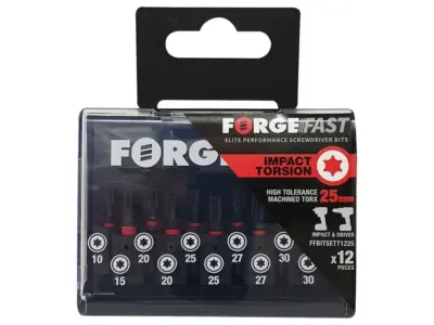 ForgeFast Impact Bit Set BP 12 piece Torx 25mm ForgeFast Impact Bit Set BP 12 piece Torx 25mm