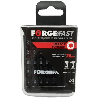 ForgeFast Impact Bit Set BP 31 piece Torx 25mm